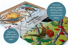 Load image into Gallery viewer, British Birds Advent Calendar Greetings Card