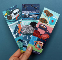 Load image into Gallery viewer, WHOLESALE Set of 3 Bookmarks - Collaged Designs RRP £2.50