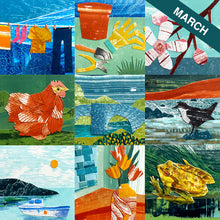 Load image into Gallery viewer, Jan - April Monthly Collages Card Pack