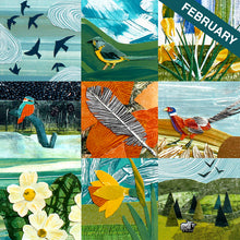 Load image into Gallery viewer, Jan - April Monthly Collages Card Pack