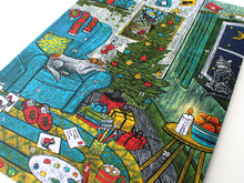 Load image into Gallery viewer, WHOLESALE LISTING Cosy Christmas Advent Calendar Greetings Card RRP £7.50