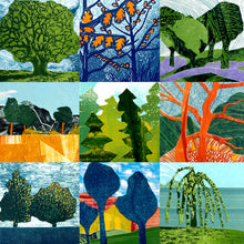 Load image into Gallery viewer, WHOLESALE LISTING Tree Collages Greetings Card RRP £3