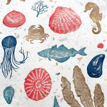 Load image into Gallery viewer, Ocean Composition II 2024 on Handmade Paper