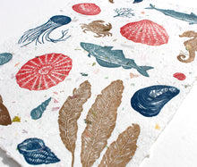 Load image into Gallery viewer, Ocean Composition II 2024 on Handmade Paper