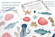 Load image into Gallery viewer, Ocean Composition II 2024 on Handmade Paper