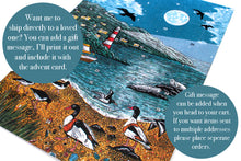 Load image into Gallery viewer, Seaside Advent Calendar Greetings Card