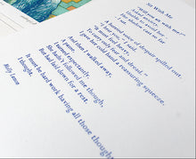 Load image into Gallery viewer, Sit With Me 2026 (includes letterpress poem)