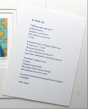 Load image into Gallery viewer, Sit With Me 2026 (includes letterpress poem)