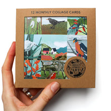 Load image into Gallery viewer, x12 Monthly Collages Card Pack