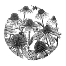 Load image into Gallery viewer, Bees and Echinacea II 2022
