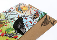 Load image into Gallery viewer, WHOLESALE LISTING British Birds Advent Calendar Greetings Card RRP £7.50