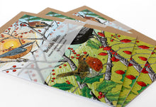 Load image into Gallery viewer, Advent Calendar Card British Birds by Printmaker Molly Lemon for Nature Lovers
