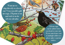 Load image into Gallery viewer, British Birds Advent Calendar Greetings Card