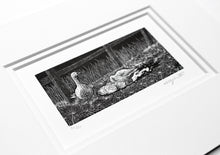 Load image into Gallery viewer, Molly Lemon Wood Engraving Geese