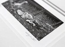 Load image into Gallery viewer, Molly Lemon Wood Engraving Geese