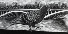 Load image into Gallery viewer, Molly Lemon Wood Engraving Pigeon