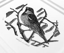 Load image into Gallery viewer, House Sparrow (Black and White) 2023