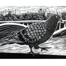 Load image into Gallery viewer, Molly Lemon Wood Engraving Pigeon