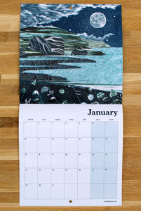 WHOLESALE LISTING Seascapes and Landscapes 2024 Calendar RRP £15