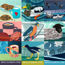 Load image into Gallery viewer, WHOLESALE Set of 3 Bookmarks - Collaged Designs RRP £2.50
