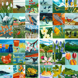 Monthly Collages Card Pack