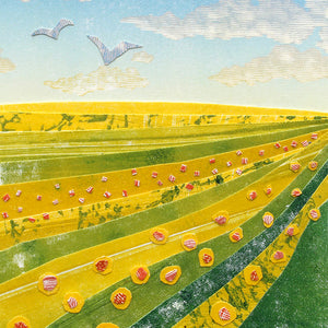 WHOLESALE LISTING Daffodils Greetings Card RRP £3