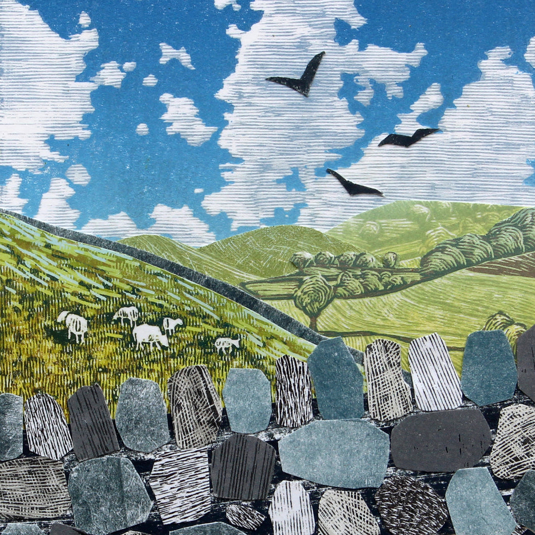 WHOLESALE LISTING Dry Stone Wall Greetings Card RRP £3