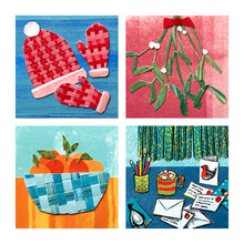 Load image into Gallery viewer, PREORDER - Winter Collages Card Pack
