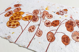 Honesty (warm) 2024 on Handmade Paper