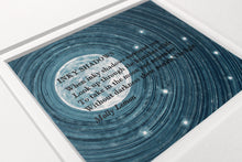 Load image into Gallery viewer, Letterpress Inky Shadows Poem on Moon 2023
