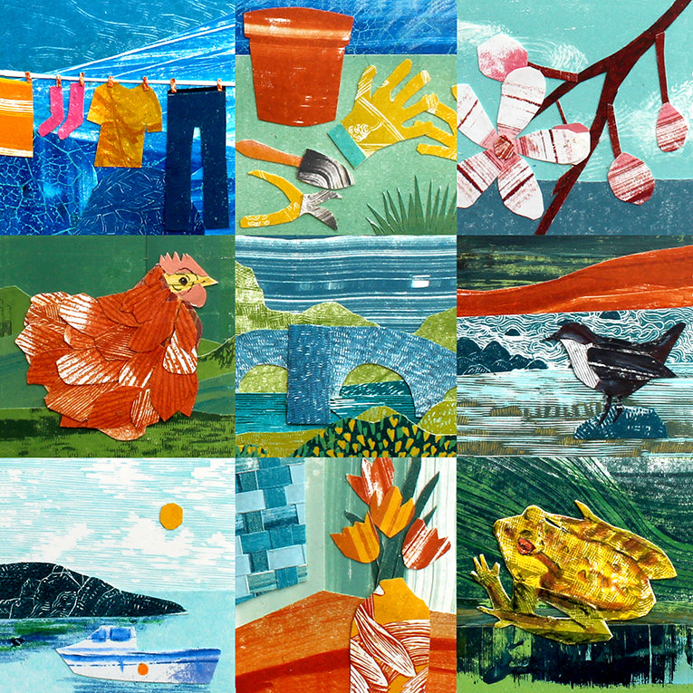 WHOLESALE LISTING March Collages Greetings Card RRP £3