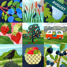 Load image into Gallery viewer, May - Aug Monthly Collages Card Pack
