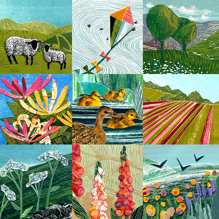 WHOLESALE LISTING May Collages Greetings Card RRP £3