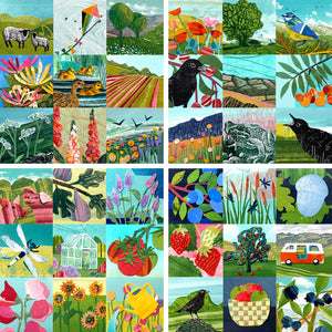 May - Aug Monthly Collages Card Pack