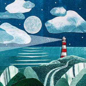 WHOLESALE LISTING Winter Lighthouse Greetings Card RRP £3