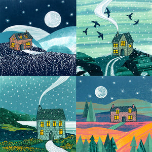 Winter Houses Card Pack