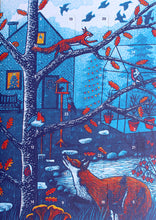 Load image into Gallery viewer, WHOLESALE LISTING Winter Garden Advent Calendar Greetings Card RRP £7.80
