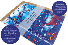 Load image into Gallery viewer, WHOLESALE LISTING Winter Garden Advent Calendar Greetings Card RRP £7.80
