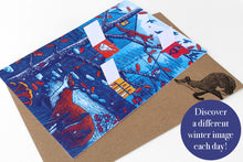 Load image into Gallery viewer, WHOLESALE LISTING Winter Garden Advent Calendar Greetings Card RRP £7.80
