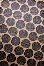 Load image into Gallery viewer, x10 sheets Flower Engraving Kraft Wrapping Paper
