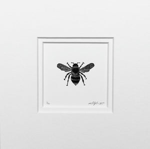 Molly Lemon Wood Engraving Bee