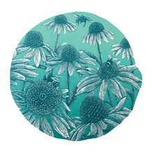 Load image into Gallery viewer, Bees and Echinacea III (Turquoise) 2022
