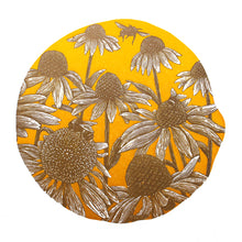 Load image into Gallery viewer, Bees and Echinacea V (Gold) 2022

