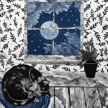 Load image into Gallery viewer, Cat and Moon Collage 2022
