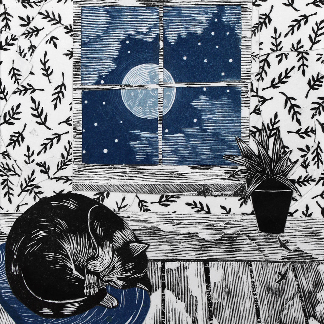 Cat and Moon Collage 2022