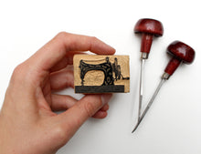 Load image into Gallery viewer, Mini Sewing Machine Molly Lemon Print
