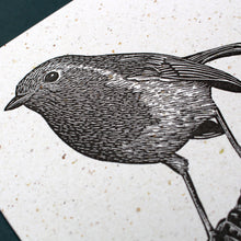 Load image into Gallery viewer, WHOLESALE LISTING Robin Letterpress Card RRP £3
