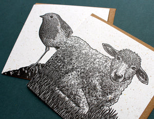 WHOLESALE LISTING Sheep Letterpress Cards RRP £3