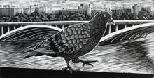 Load image into Gallery viewer, Molly Lemon Wood Engraving Pigeon
