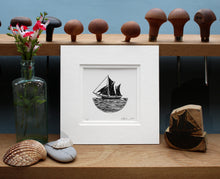 Load image into Gallery viewer, Molly Lemon Wood Engraving Boat

